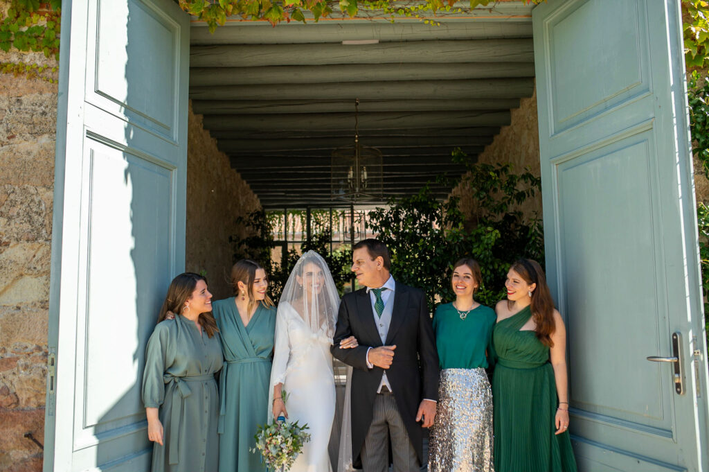 La paleta cromática de las damas de honor